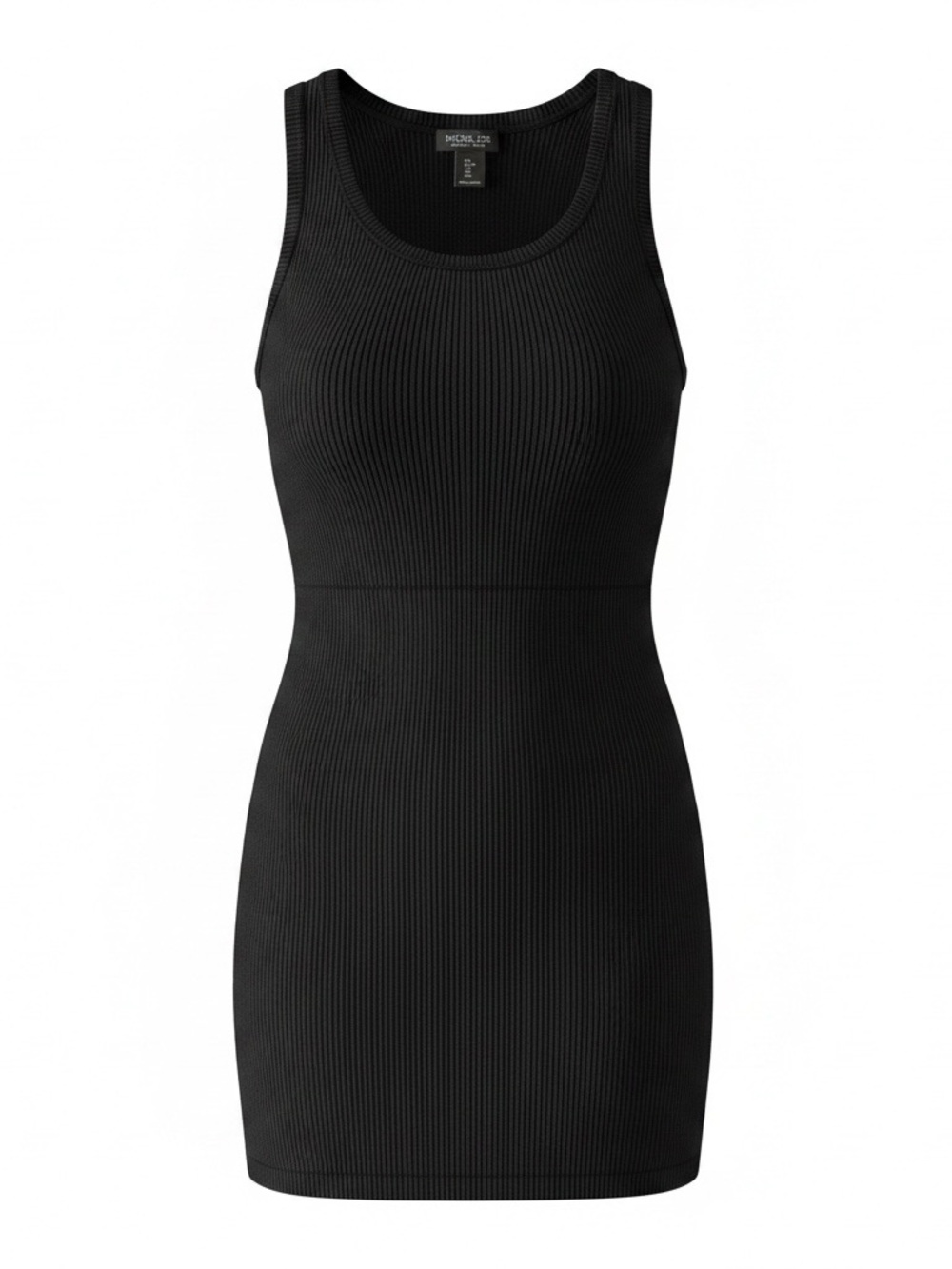 Rachel Zoe Black Ribbed Tank Dress
